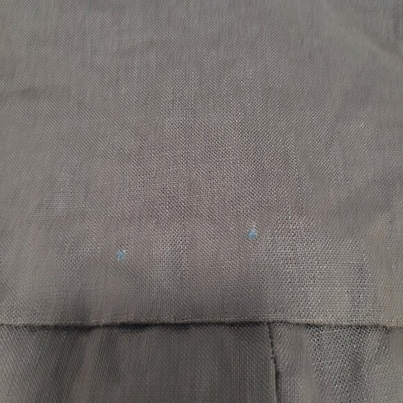 Talbots Brown 100% Linen Rhinestone Sleeveless Cotton Lined Sheath Dress 6P - Picture 5 of 11